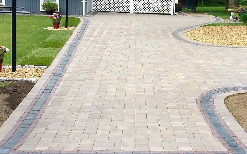 Hawkes Hardscape & Landscape Design - Driveway installed with pavers